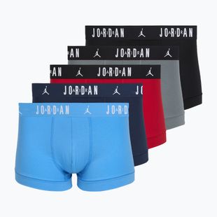 Pánske boxerky Nike Jordan Cotton Trunk 5pk gym red/black