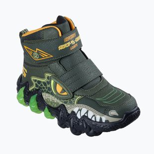 Detské snehule SKECHERS Skech-O-Saurus Lights 2.0 green