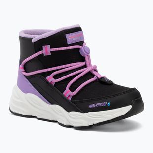 Detské snehule SKECHERS Turbo Tread Black