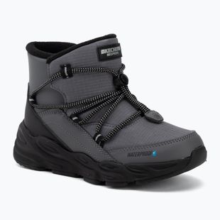 Detské zimné topánky SKECHERS Turbo Tread Storm Glider gray