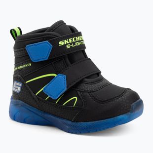 Detské topánky SKECHERS Illumi-Brights Splash Beams black/blue/lime