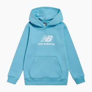 Detská mikina New Balance BB Stacked Logo Hoodie taffy blue
