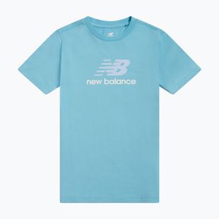 Detské tričko New Balance Jersey Stacked Logo Tee taffy blue