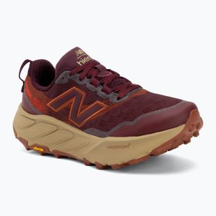 Pánske bežecké topánky New Balance Fresh Foam X Hierro V9 mulled wine/neo flame