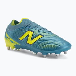Kopačky New Balance Tekela Elite Low V5 SG metallic blue/alkaline green/team navy