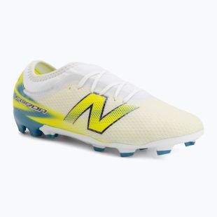 Detské kopačky New Balance Furon Team V9 FG white/alkaline green