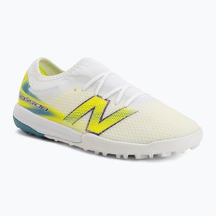Detské kopačky New Balance Furon Team V9 TF white/alkaline green