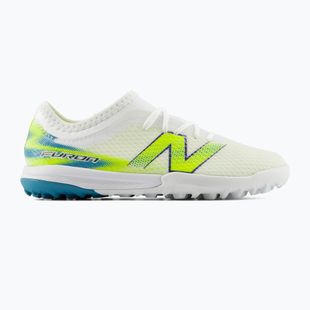 Detské kopačky New Balance Furon Team V9 TF white/alkaline green