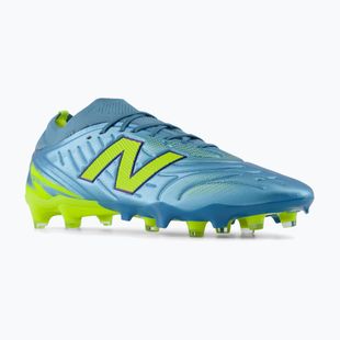 Kopačky New Balance Tekela Pro Low V5 FG metallic blue/alkaline green/Team Navy