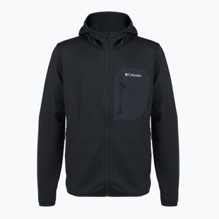 Pánska trekingová mikina Columbia Tall Heights Hdd Grid Fleece Full Zip black