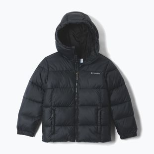 Detská zateplená bunda Columbia Puffect Hooded Black