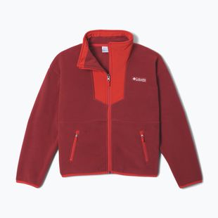 Detská fleecová mikina Columbia Sequoia Grove Full Zip Fleece red oxide/super sonic