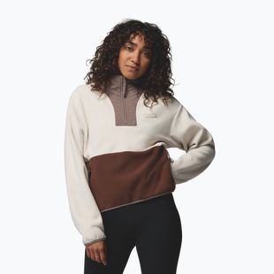 Dámska fleecová mikina Columbia Sequoia Grove II Half Zip Fleece dark stone/tobacco/iron