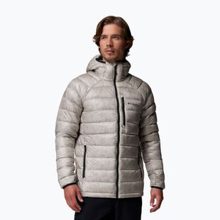 Pánska páperová bunda Columbia Arctic Crest Down Hooded flint grey