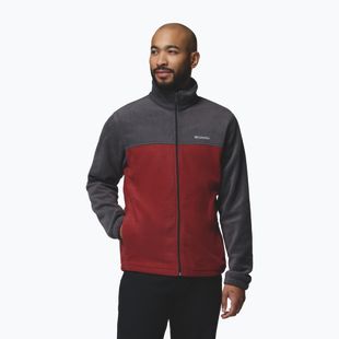 Pánska fleecová mikina Columbia Steens Mountain Full Zip 2.0 Shark/Red Oxide