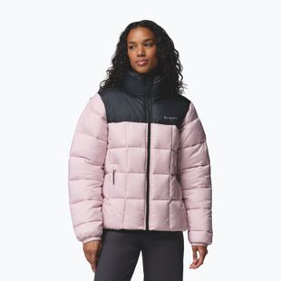 Dámska zateplená bunda Columbia Puffect III Full Zip mineral pink/black