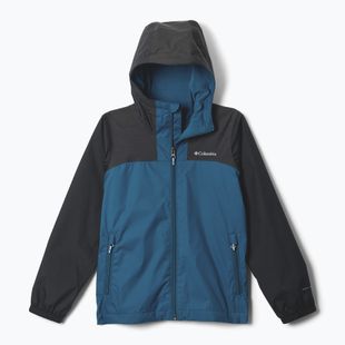 Detská nepremokavá bunda Columbia Rainy Trails III Fleece Lined phoenix blue/black