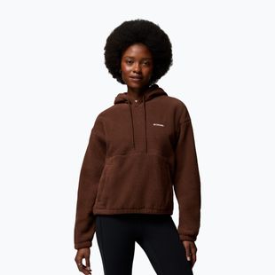 Dámska fleecová mikina Columbia Timber Meadow MTR Fleece Hoodie tobacco