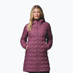 Dámska páperová bunda Columbia Delta Ridge II Long Down antique mauve
