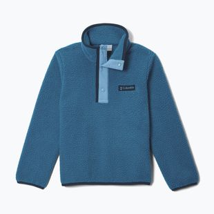 Detská fleecová mikina Columbia Halvetia II Half Snap Fleece phoenix blue/rainy day