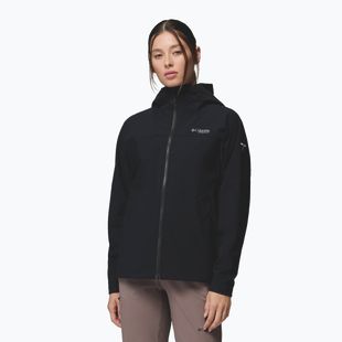 Dámska softshellová bunda Columbia Tennen Mountain Hooded Softshell black
