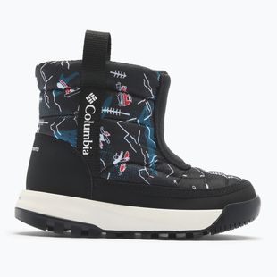 Detské snehule Columbia Youth Snowtrot Mid Black/Black Mountopia
