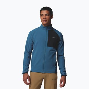 Pánska fleecová mikina Columbia Superior Summit Grid Full Zip phoenix blue