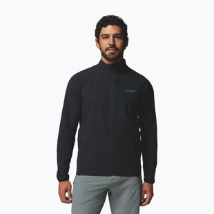 Pánska fleecová mikina Columbia Superior Summit Grid Full Zip black