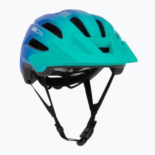 Detská cyklistická prilba Giro Fixture II matte aqua green/blue jewel fade