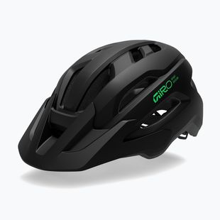 Detská cyklistická prilba Giro Fixture II matte black/vivid green