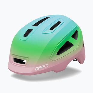 Detská cyklistická prilba Giro Scamp II matte light pink/green fade