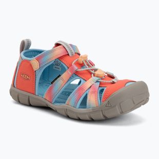 Juniorské sandále KEEN Seacamp II CNX ombre pink lemonade