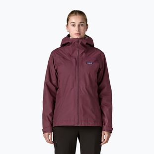 Dámska nepremokavá bunda Patagonia Insulated Boulder Fork Rain berry fig
