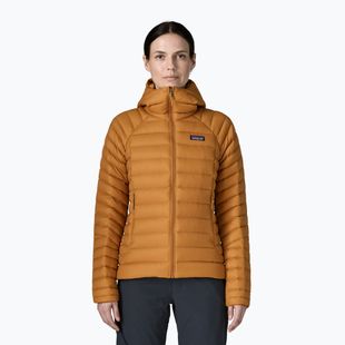 Dámska páperová bunda Patagonia Down Sweater Hoody cinnamon brown