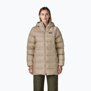 Dámsky páperový kabát Patagonia Fitz Roy Down Parka pumice