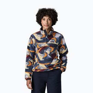 Dámska fleecová mikina Patagonia Lightweight Synchilla Snap-T Pullover smudge: smolder blue