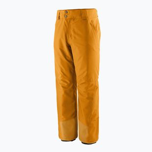 Pánske lyžiarske nohavice Patagonia Insulated Powder Town - Regular cinnamon brown