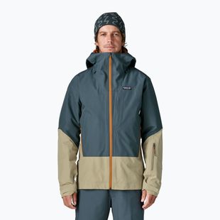 Pánska lyžiarska bunda Patagonia Insulated Storm Shift summit blue