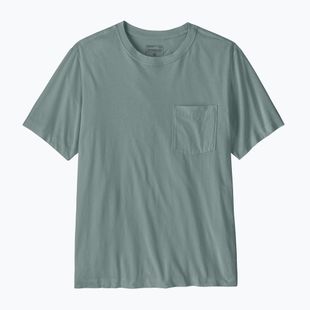 Pánske tričko Patagonia Daily Pocket Tee blue sage
