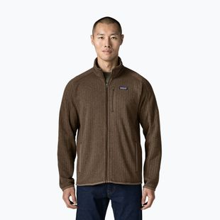 Pánska trekingová mikina Patagonia Better Sweater Fleece marlow brown rib knit