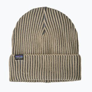 Zimná čiapka Patagonia Fishermans Rolled Beanie contrast stripe: weathered stone