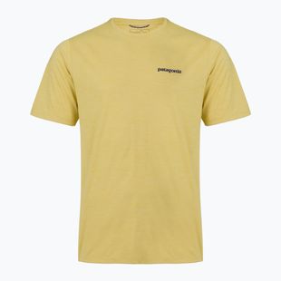 Pánske tričko Patagonia Capilene Cool Daily Boardshort Logo limestone yellow - light limestone yellow x-dye