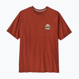 Pánske tričko Patagonia Great Waves Responsibili-Tee rusty red