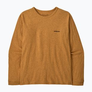 Dámske tričko longsleeve Patagonia P-6 Logo Responsibili-Tee LS dried mango