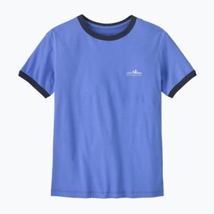 Dámske tričko Patagonia Fitz Roy Foothills Ringer Tee diver blue