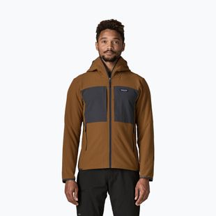 Pánska trekingová mikina Patagonia R2 TechFace Hoody deer brown