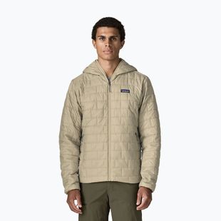 Pánska zateplená bunda Patagonia Nano Puff Hoody weathered stone