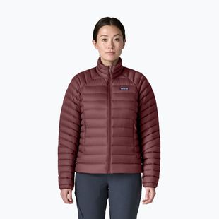 Dámska páperová bunda Patagonia Down Sweater dark ruby