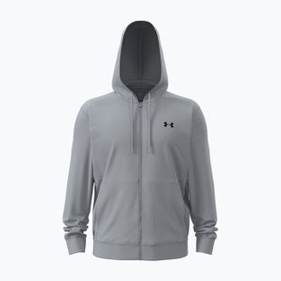 Pánska mikina Under Armour Flex Fleece Full Zip mod gray/black