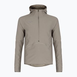 Pánska bežecká bunda HOKA Sky Glow Half Zip pebble grey